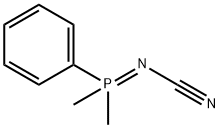 Dimethylphenylphosphoranylidenecyanamide Structure