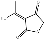2,4(3H,5H)-Thiophenedione, 3-(1-hydroxyethylidene)-, (Z)- (9CI) Structure