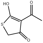 3(2H)-Thiophenone, 4-acetyl-5-hydroxy- (9CI) Struktur