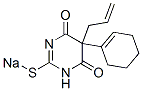 5-Allyl-5-(1-cyclohexen-1-yl)-2-sodiothio-4,6(1H,5H)-pyrimidinedione Structure