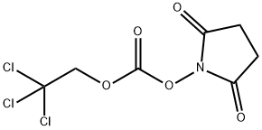 N-(2,2,2-TRICHLOROETHOXYCARBONYLOXY)SUCCINIMIDE Struktur