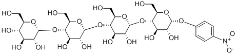 4-Nitrophenyla-D-maltotetraoside Struktur
