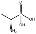 [(S)-1-アミノエチル]ホスホン酸 化学構造式