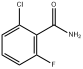 2-クロロ-6-フルオロベンズアミド 化学構造式