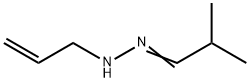 2-メチルプロパナール2-プロペニルヒドラゾン 化学構造式