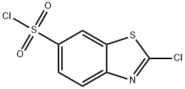 2-CHLORO-6-CHLOROSULFONYLBENZOTHIAZOLE Structure