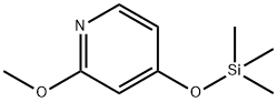 Pyridine, 2-methoxy-4-[(trimethylsilyl)oxy]- (9CI) Struktur