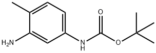 (3-氨基-4-甲基苯基)-氨基甲酸叔丁酯, 660838-05-1, 结构式