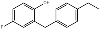 Phenol, 2-[(4-ethylphenyl)methyl]-4-fluoro- (9CI),660842-04-6,结构式