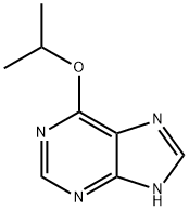 6-イソプロポキシ-9H-プリン 化学構造式