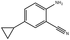 2-氨基-5-环丙基苯腈, 660862-01-1, 结构式