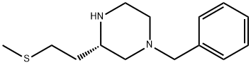 (S)-1-苄基-3-[2-(甲硫基)乙基]哌嗪, 660862-41-9, 结构式
