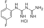 1-(2,5-DIFLUOROPHENYL)BIGUANIDE HYDROCHLORIDE Struktur