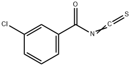 イソチオシアン酸3-クロロベンゾイル 化学構造式