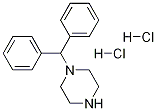 1-benzhydrylpiperazine dihydrochloride Structure