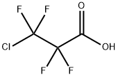 3-CHLOROTETRAFLUOROPROPIONIC ACID Struktur