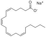 ARACHIDONIC ACID SODIUM SALT Structure