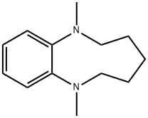 1H-1,7-Benzodiazonine, 2,3,4,5,6,7-hexahydro-1,7-dimethyl- 化学構造式
