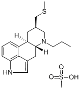 Pergolide mesylate salt Struktur