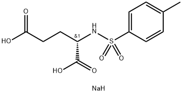 disodium N-[(p-tolyl)sulphonyl]-L-glutamate Struktur
