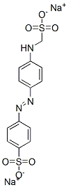 disodium 4-[[4-[(sulphonatomethyl)amino]phenyl]azo]benzenesulphonate Structure