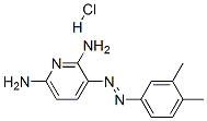 3-[(3,4-dimethylphenyl)azo]pyridine-2,6-diamine monohydrochloride Struktur