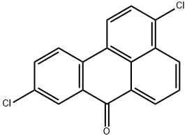 3,9-dichloro-7H-benz[de]anthracen-7-one Struktur