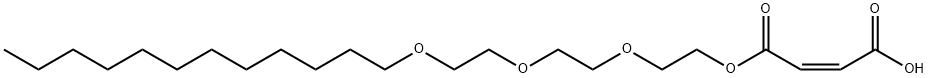 66104-67-4 2-[2-[2-(dodecyloxy)ethoxy]ethoxy]ethyl hydrogen maleate
