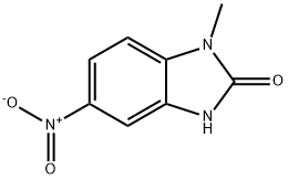 2H-Benzimidazol-2-one,1,3-dihydro-1-methyl-5-nitro-(9CI), 66108-85-8, 结构式