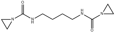N,N'-Tetramethylenebis(1-aziridinecarboxamide) Structure