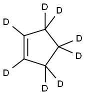 シクロペンテン‐D8 化学構造式