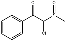 Ethanone, 2-chloro-2-(methylsulfinyl)-1-phenyl- (9CI) Struktur