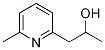 1-(6-メチルピリジン-2-イル)プロパン-2-オール 化学構造式