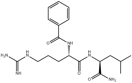 benzoylarginine leucinamide Structure