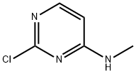 2-クロロ-4-(メチルアミノ)ピリミジン 化学構造式