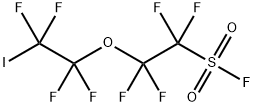 5-碘八氟-3-氧戊烷磺酰氟 结构式