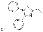 2,3-ジフェニル-5-エチルテトラゾリウムクロリド 化学構造式