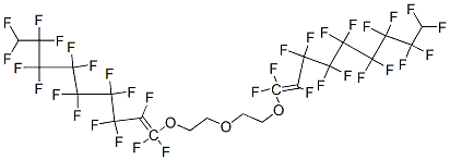 1,1'-[oxybis(ethane-1,2-diyloxy)]bis[heptadecafluorononene] Struktur