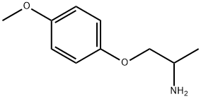 2-(4-甲氧基-苯氧基)-1-甲基-乙胺,66145-39-9,结构式