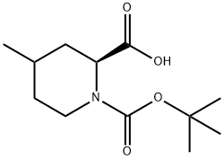 4-METHYL-PIPERIDINE-1,2-DICARBOXYLIC ACID 1-TERT-BUTYL ESTER Structure