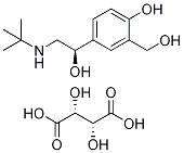 レバルブテロール酒石酸塩 化学構造式
