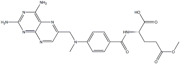 Methotrexate α-Methyl Ester Struktur