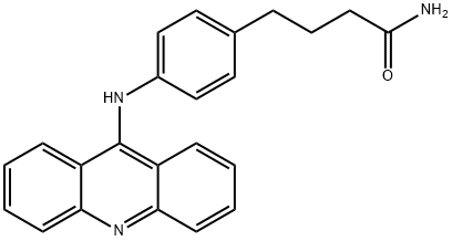 4-[p-(9-Acridinylamino)phenyl]butyramide Struktur