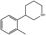 3-(2-メチルフェニル)ピペリジン HYDROCHLORIDE 化学構造式