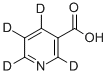ニコチン酸‐D4 化学構造式