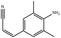 (Z)-3-(4-AMino-3,5-diMethylphenyl)acrylonitrile Structure