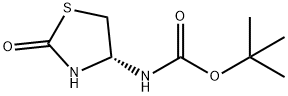 Carbamic acid, [(4R)-2-oxo-4-thiazolidinyl]-, 1,1-dimethylethyl ester (9CI) Struktur