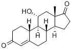 11a-羟基雌甾-4-烯-3,17-二酮,6615-00-5,结构式