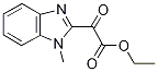 α-オキソ-1-メチル-1H-ベンゾイミダゾール-2-酢酸エチル 化学構造式