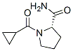 2-Pyrrolidinecarboxamide,1-(cyclopropylcarbonyl)-,(S)-(9CI) Structure